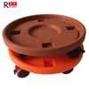 Flower Pot holder /plastic plant caddy with 3 or 4 wheels 
