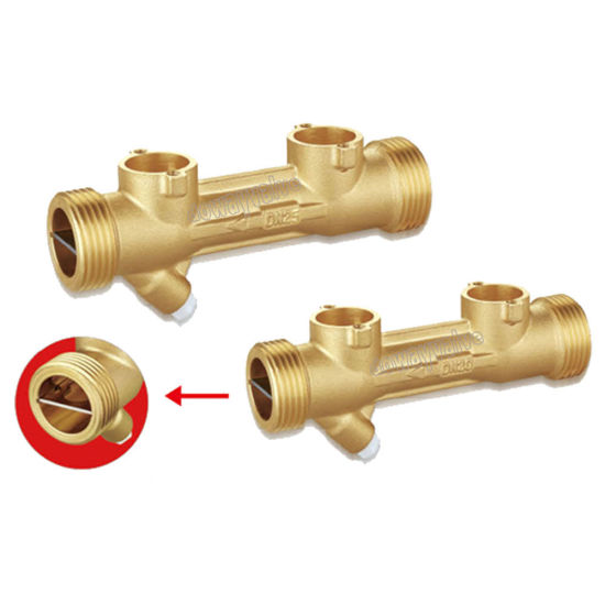 Tubo de sensor de medidor de calentador de latón desmontable Dn20