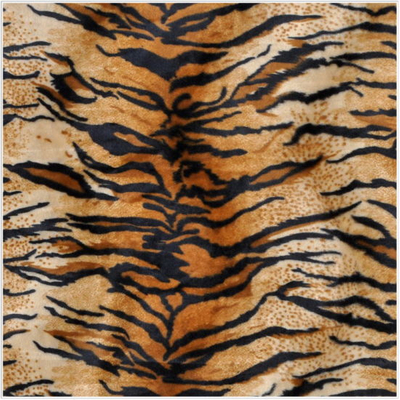 Tela de piel sintética Tiger Velboa