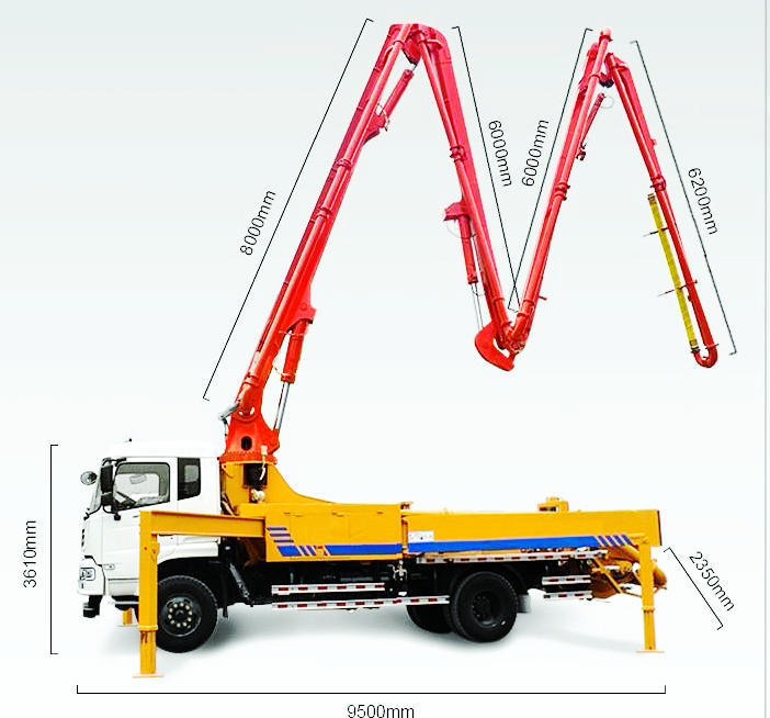 rc concrete pump truck