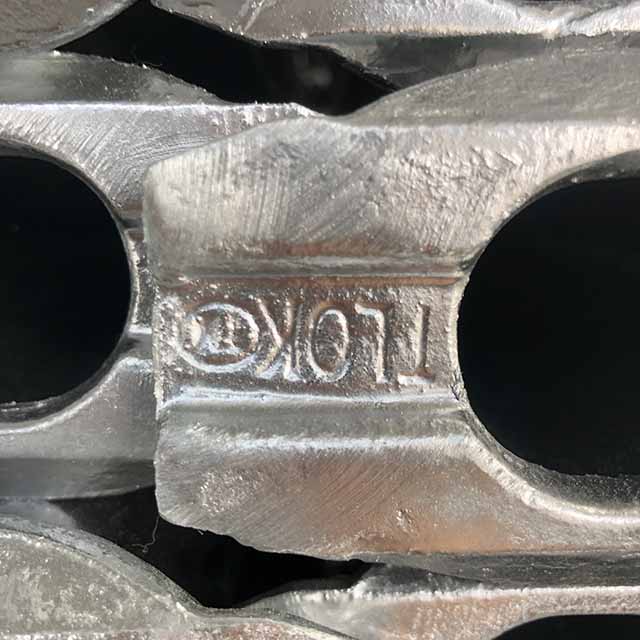 Sistema de andamios HDG Cuplock Ledger galvanizado