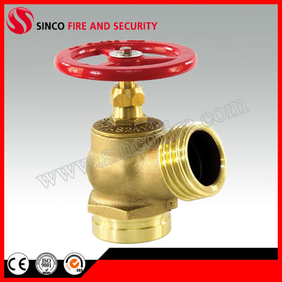 F2.5" NPT Inlet and Outlet Fire Hose Angle Valve