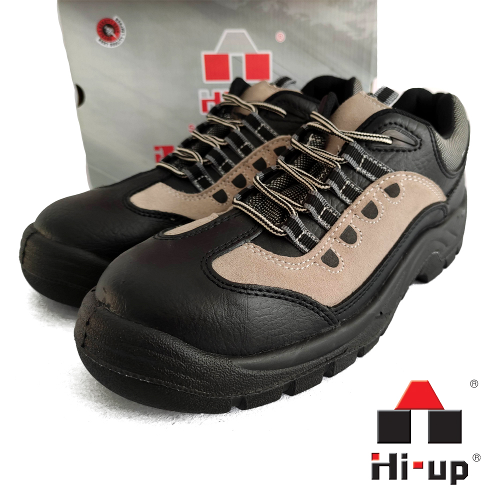 COW SUEDE Casual Labor Protection Shoes Impregnable Anti-smash-proof Puncture-proof Steel Toe Work Skoes Safety Shoes For Men