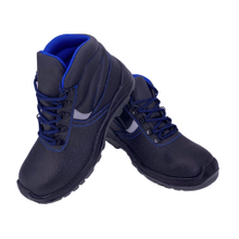 S3 labor protection anti-smash safety work black embossed split leather safety shoes PGPOM2102608-Port Moresby-MARIANA