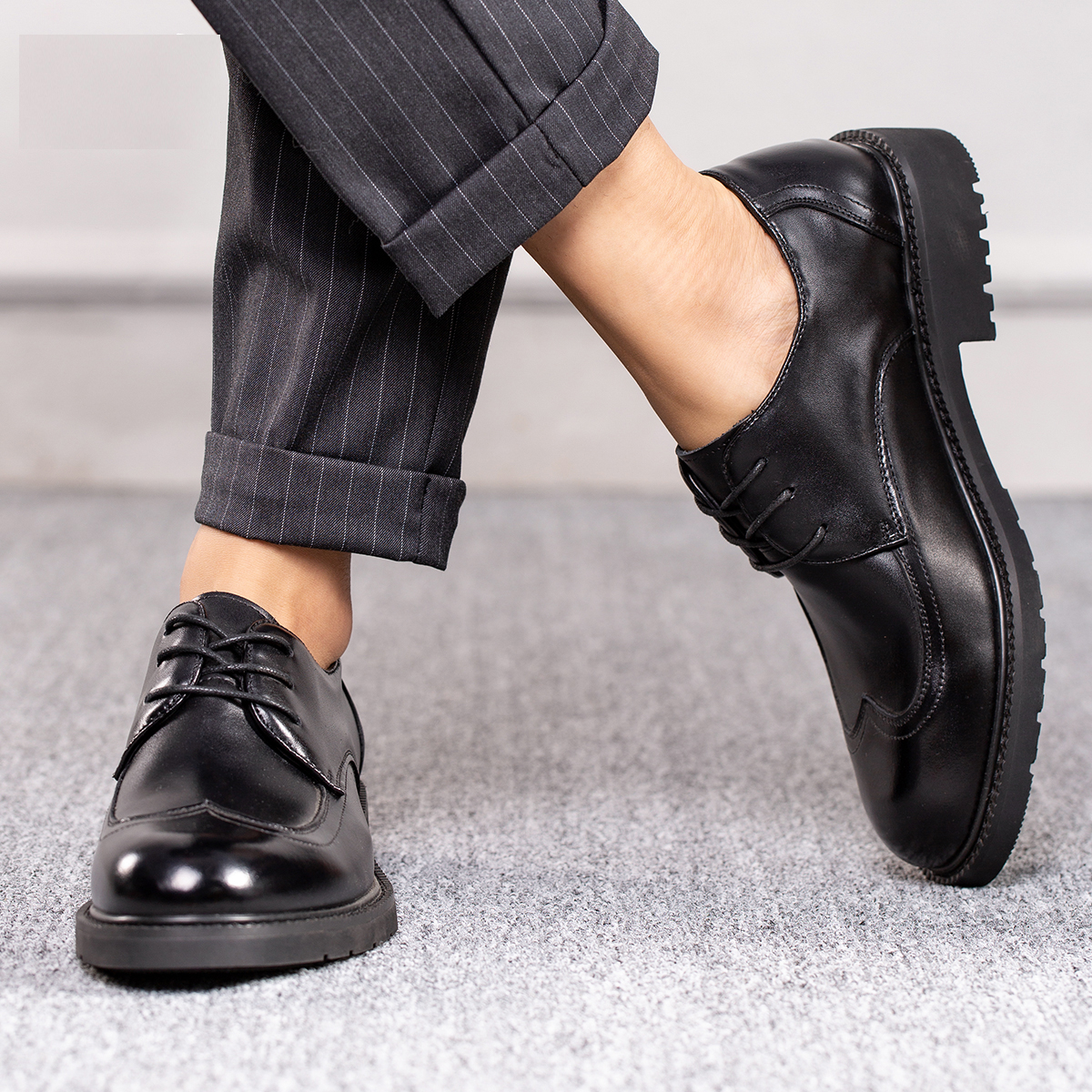 2022 new leather shoes fashion shoes business dress men's footwear dress shoes & oxford Lederschuhe