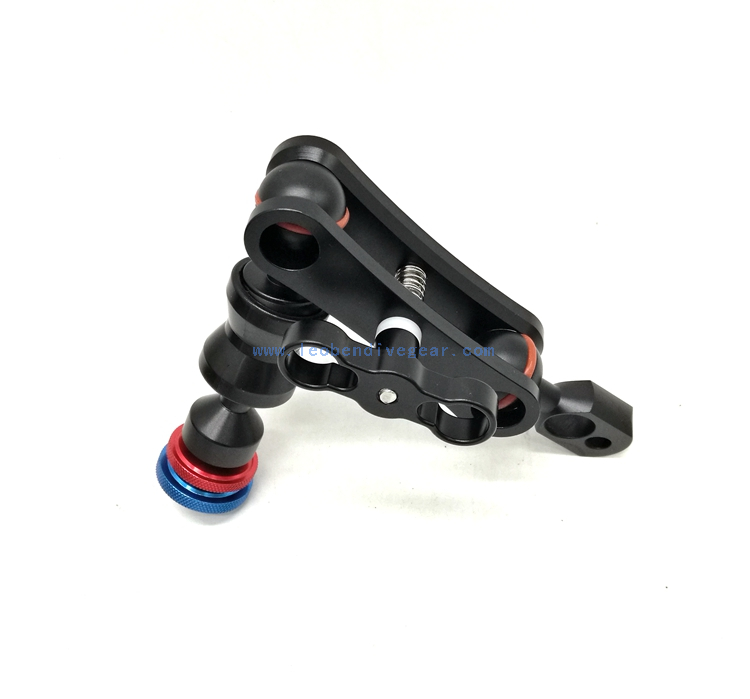 Underwater 4 inches Ball YS Flex Arm with Hot Shoe 