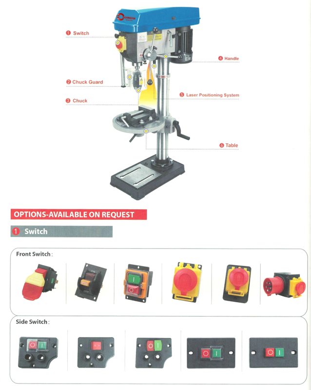 DRILL PRESS OPTIONAL ACCESSORY 