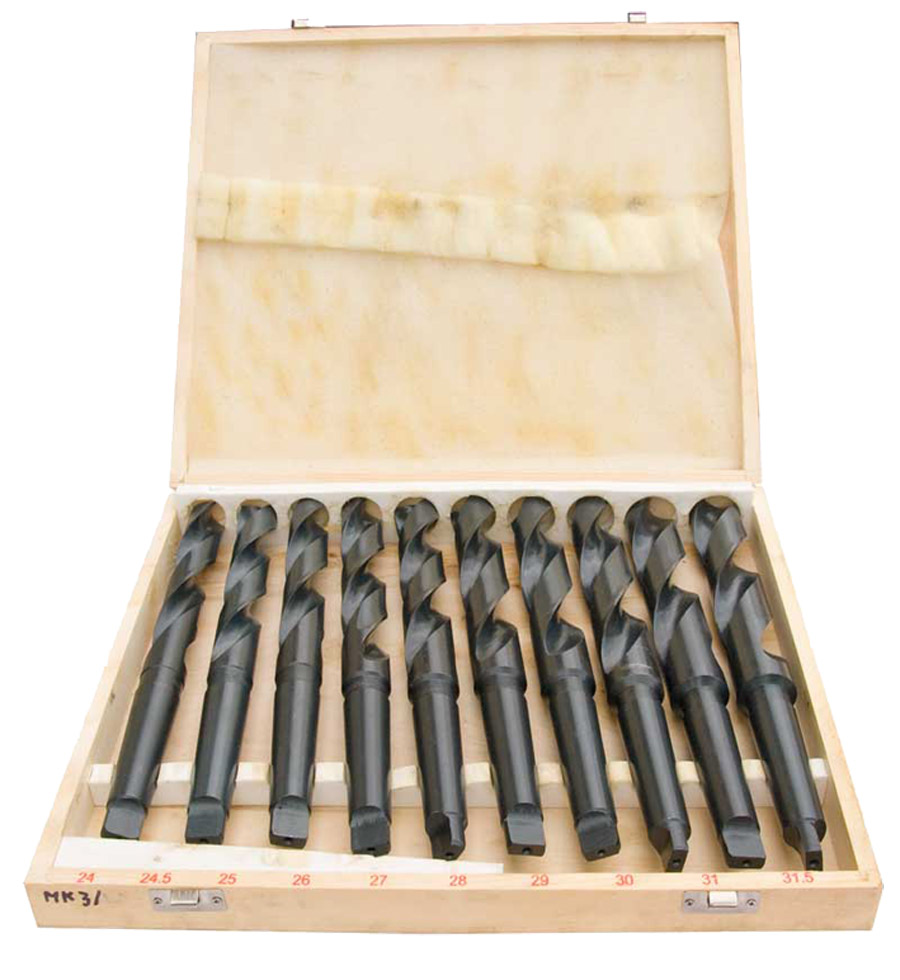 TAPER SHANK DRILL SET, ROLLED MATERIAL MK3