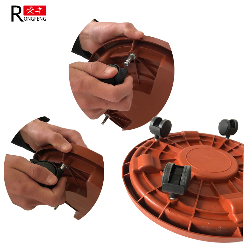 Wheels for flower pot with/without brake