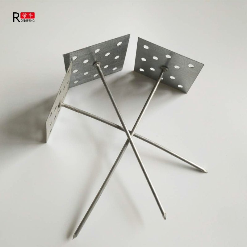 Self-adhesive aluminum insulation pin 