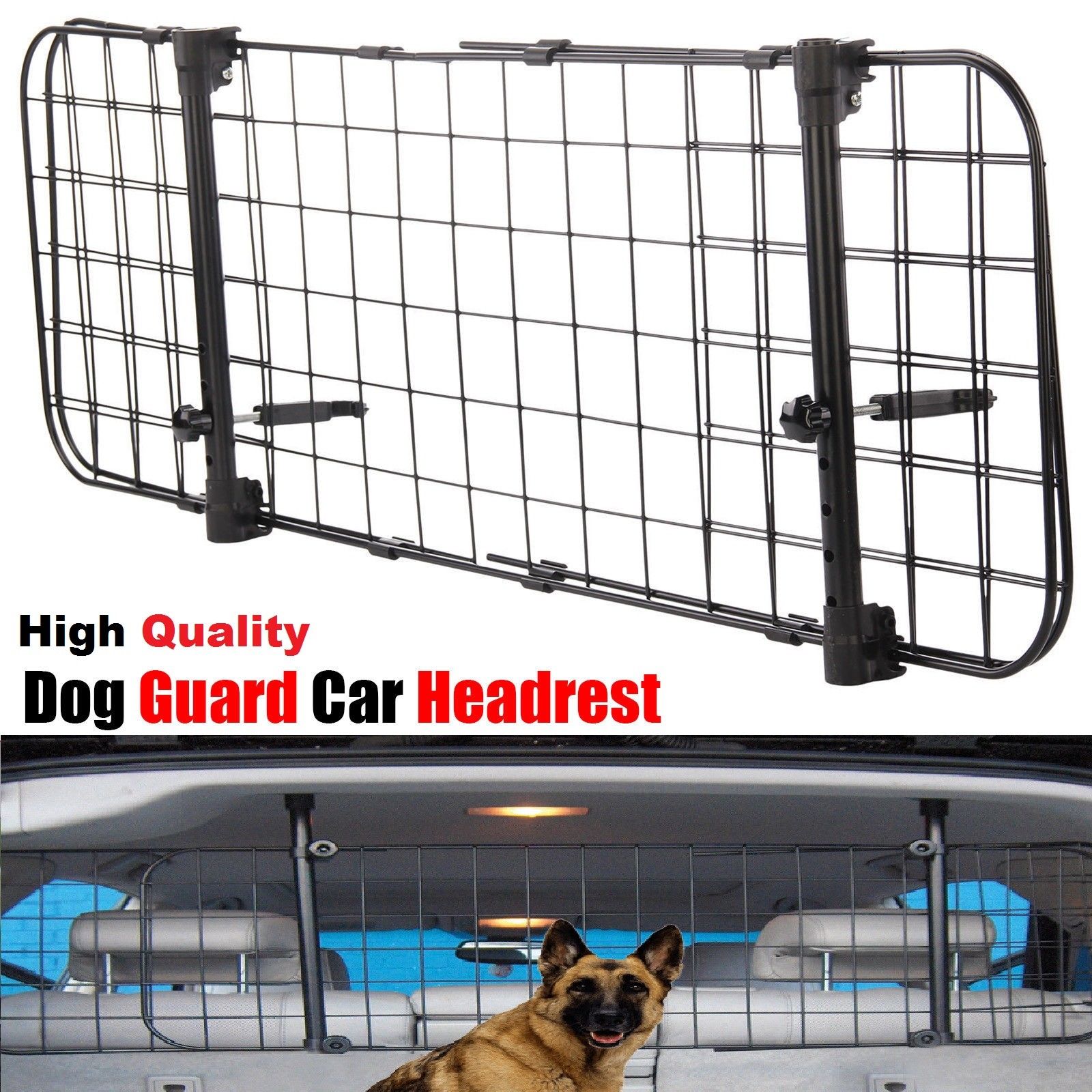 headrest mounted pet barrier