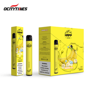 pluma vape desechable amarilla delgada compacta