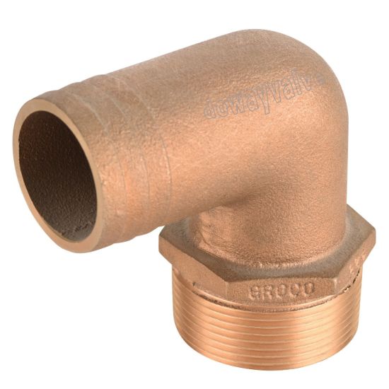 Accesorios de tubería de bronce de la válvula de las ventas al por mayor de alta calidad de la fábrica de OEM / ODM