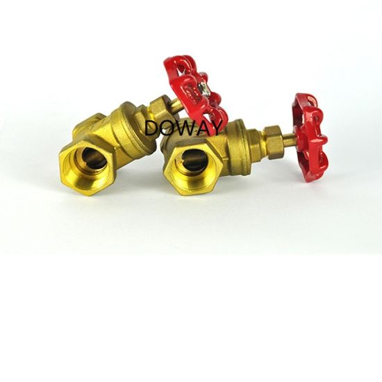 Usine OEM haute qualité filetage femelle ASTM A351 vanne à vanne en laiton