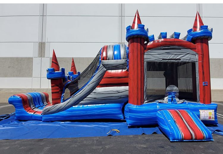 Commercial Inflatable Dry Bouncy Slide For sale