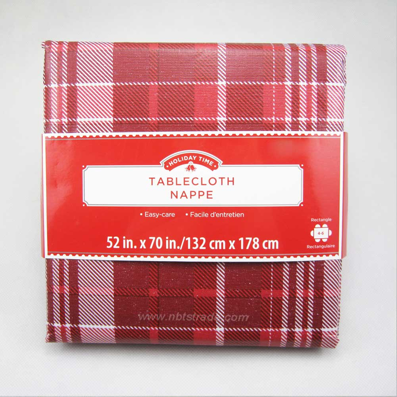 Vinyl Flannelback Table Cloth for Picnic