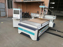 Two heads woodworking cnc router machine