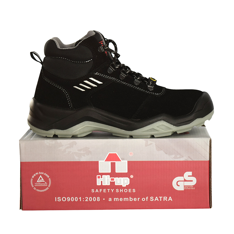 Outdoor Hiking Safety Shoes Composite Toe Steel Toe Leather Boots Lightweight Breathable S1P Calzado de seguridad