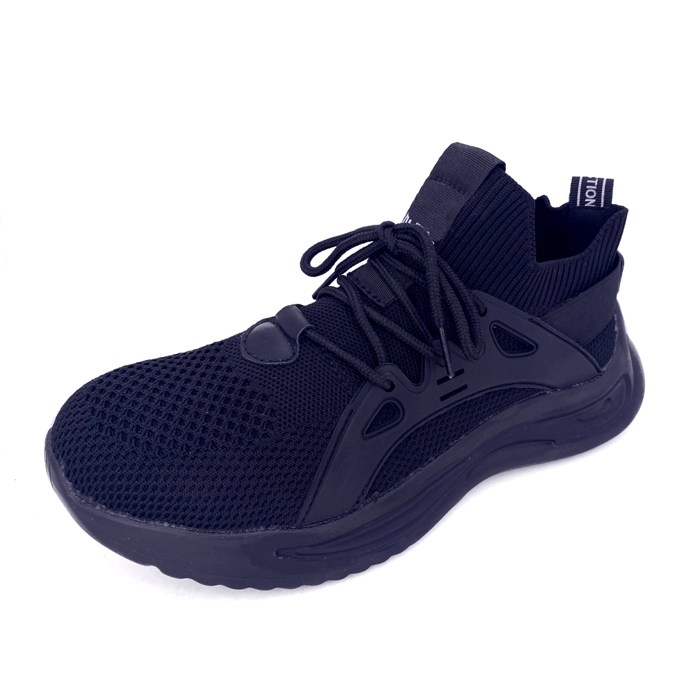 anti slip work shoes leather upper oil and slip Breathable safety shoes with rubber cemented sole Calzado de seguridad