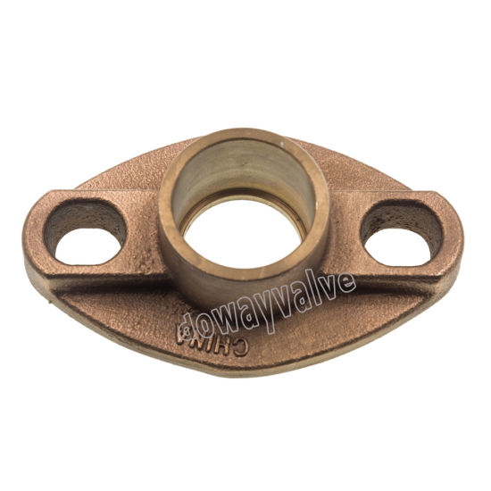 Accesorios de bridas de extremo de sudor ovalado de bronce personalizado de fábrica de China