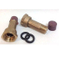 Écrou de compteur 5/8 "en laiton sans plomb X 1/2 " accouplements de compteur d'eau NPT mâle