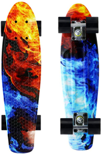 Merkapa Complete 22 inch Skateboard for Kids, Beginners