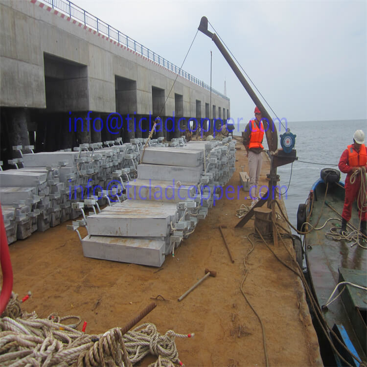 Zinc Sacrificial Anode/Zinc Anode/ Aluminum Anode for Ship, Marine Industry, Buried Pipeline Cathodic Protection