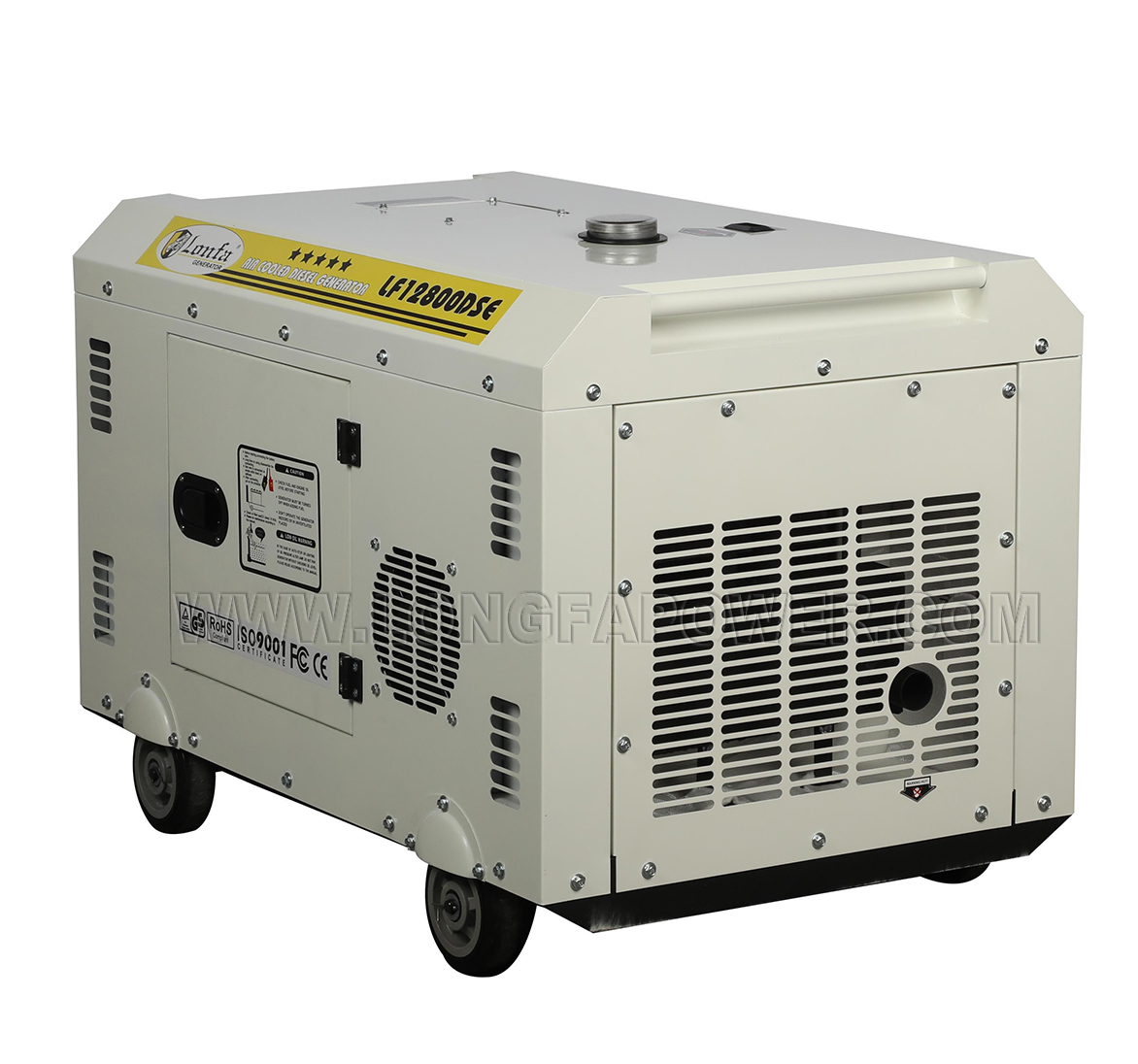 12KVA 12KW Soundproof Diesel Generator 100% Copper Wire Alternator Silent Diesel Generator