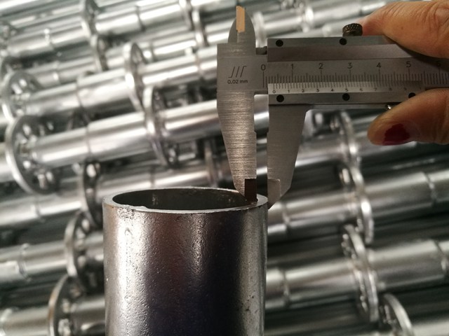Collar de base de andamio galvanizado en caliente HDG Ringlock System