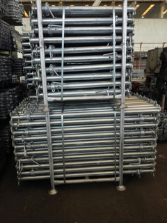 Andamio de acero galvanizado BS1139 para construcción