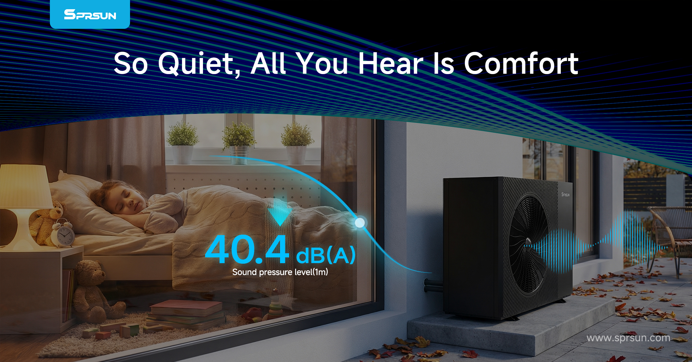 R290 issiqlik pompasi Superior Quiet