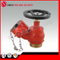 BS336 Oblique Fire Hydrant Landing Valve with Cap and Chain