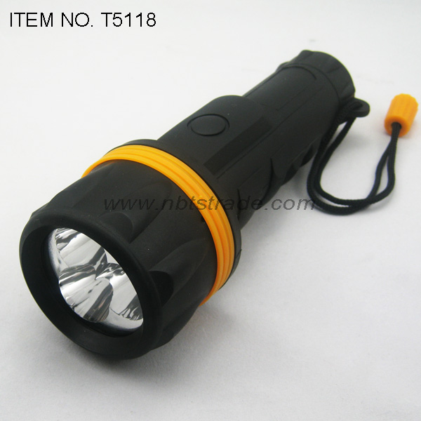 3D PVC coated LED flashlight