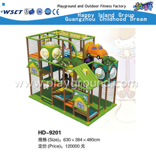 Безопасное крытое оборудование для игровых площадок для детей (HD-9201)