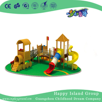 Patio de niños exclusivo de madera de la escuela utdoor Playground (HF-17301)