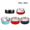 Customize Double Walled Stainless Boomer Dog Bowl Food-Grade Pet Feeder Metal Thermal Large 64 oz Insulated Steel Pet Bowls