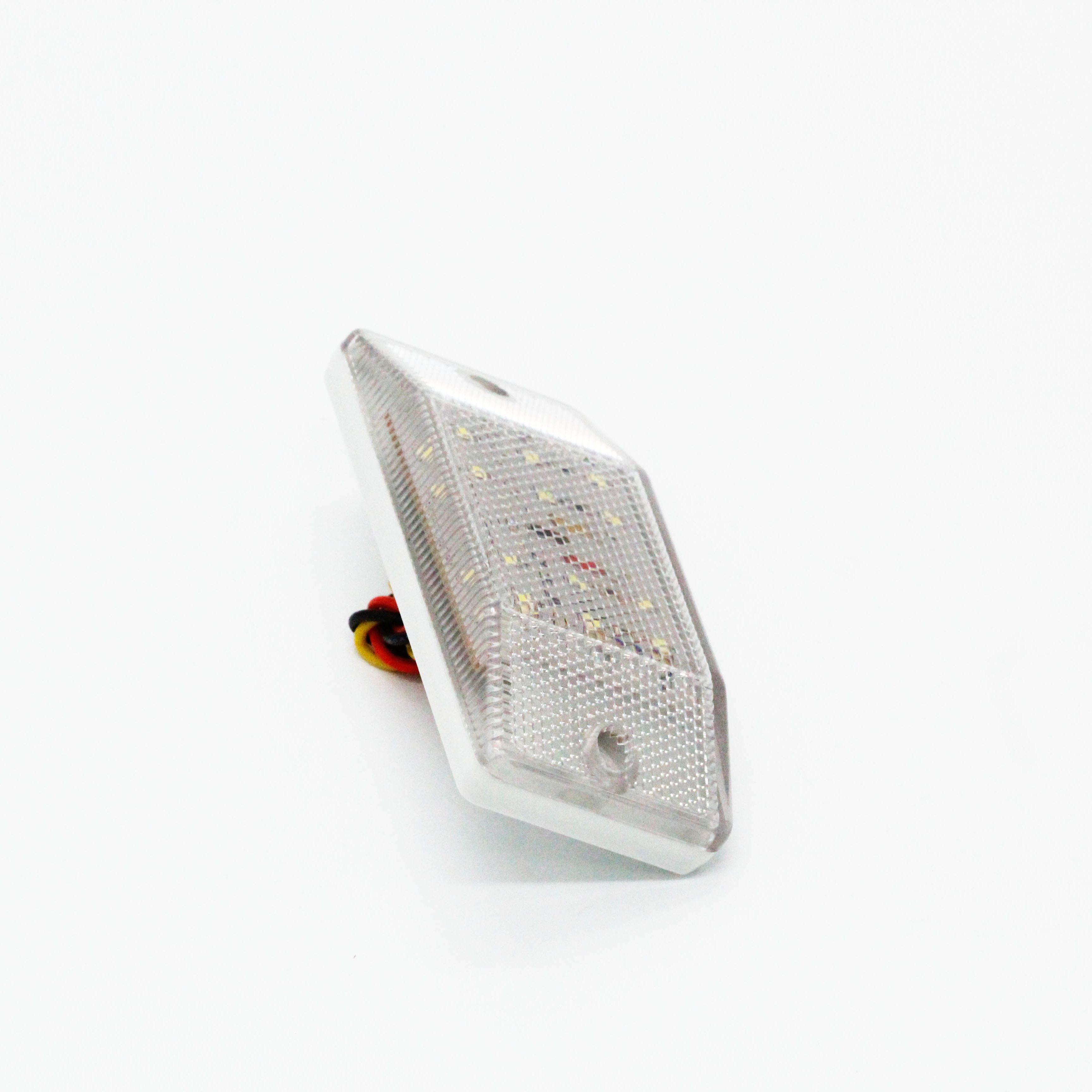 24v 15led rectangular side marker lights with reflector 