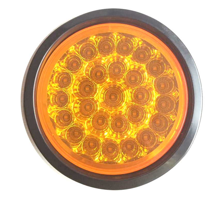 24v 5.5 inch round led stop turn tail lights 