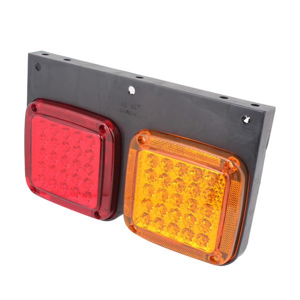 semi trailer waterproof PP plated rear position square combination led tail light