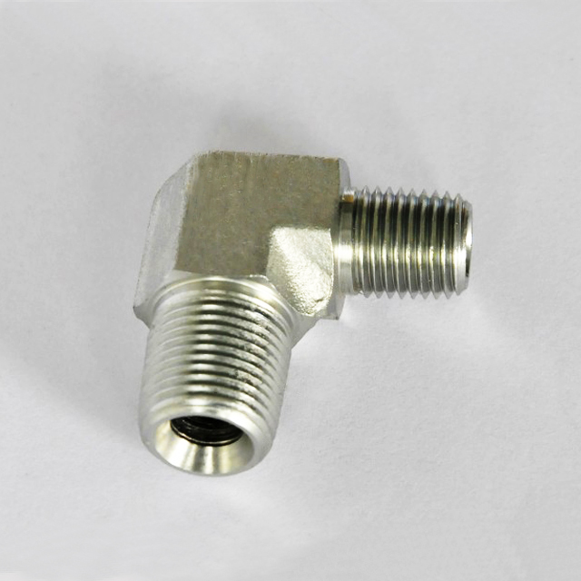 Adapter hydrauliczny 1T9 90 ° ELBOW BSPT MALE SAE 5500 series