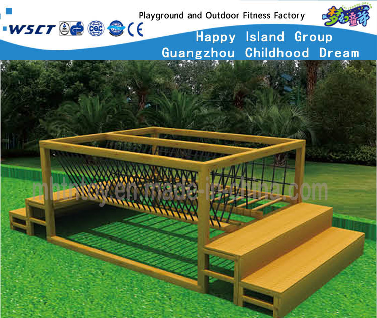 高质量的儿童户外体能拓展训练木质游乐设备(HF-17602)