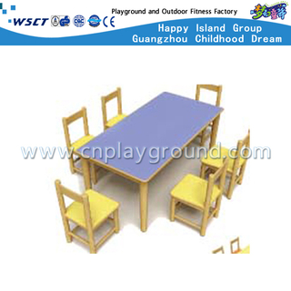 Мебель для столовой и стулья из дерева для шести (M11-07206)
