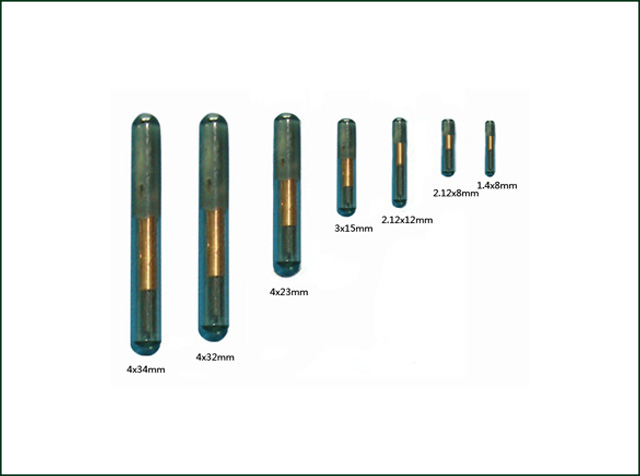 RFID Glass Tube Tag Encoded FDX-A FDX-B 