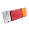 60LEDs Stainless Steel Plate Three Lens Combination Tail Light