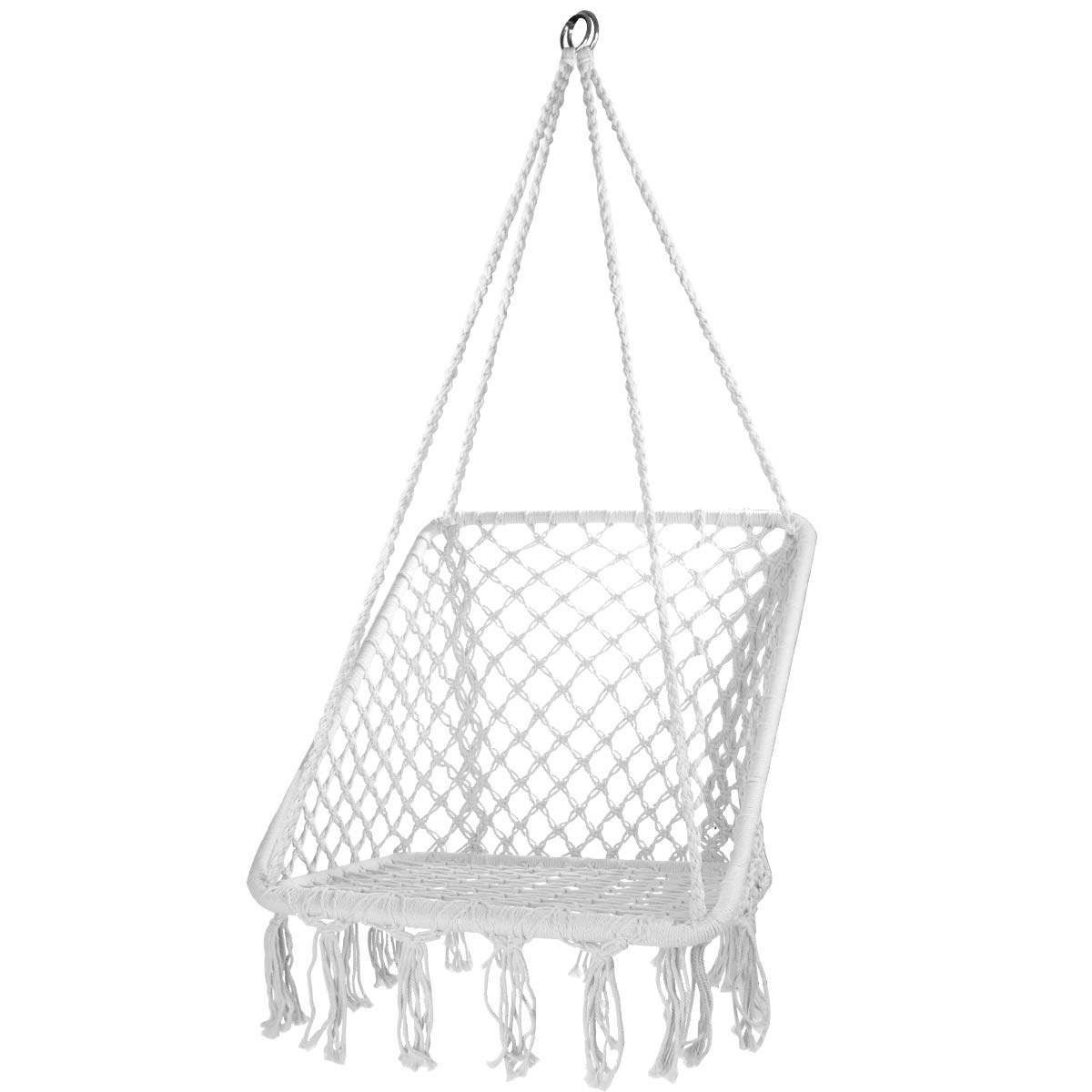Square Cotton Rope Swing Hanging Chair