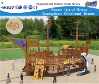 Parque infantil multifuncional de madera para juegos infantiles (HF-16902)