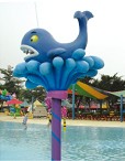 Ballena acuática de Aqua Game Children para parque acuático (HD-7101)