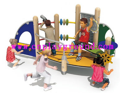  2014 neue Design Mini Kinder Holz Spielplatz für Hinterhof