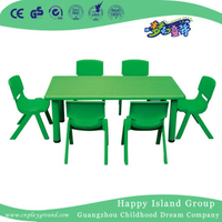 Mesa de rectángulo plástica de escuela Green Economy (HG-5101)