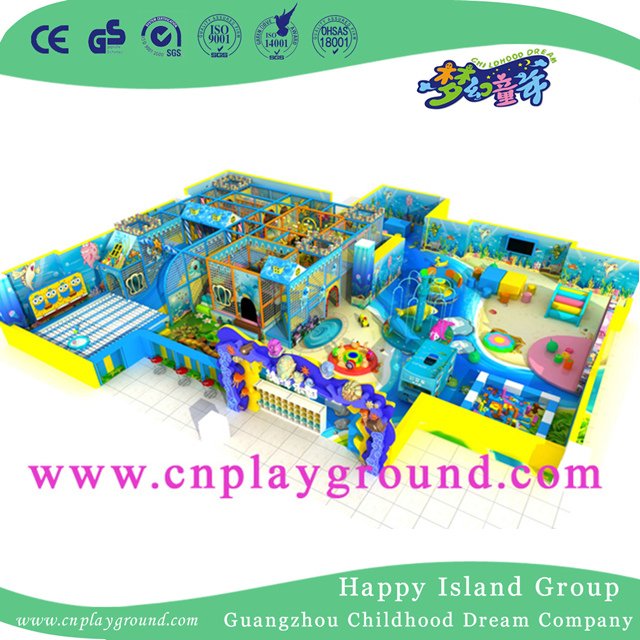 Neues Design Indoor Ocean World Thema Kinder Spielplatzgeräte (HD-16SH01)